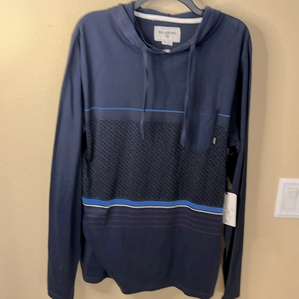 New light weight blue hoodie